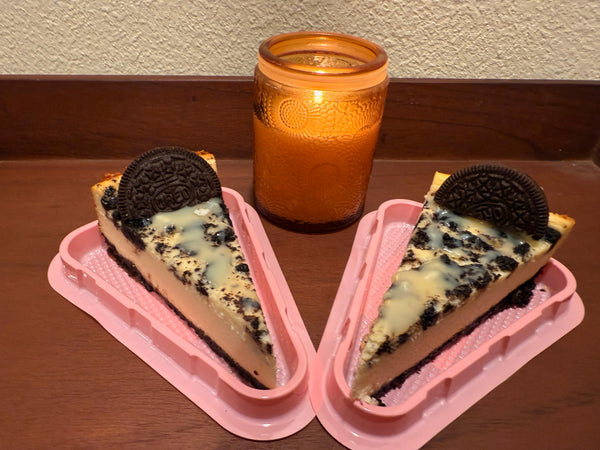 Oreo Cookie Cheesecake Slice