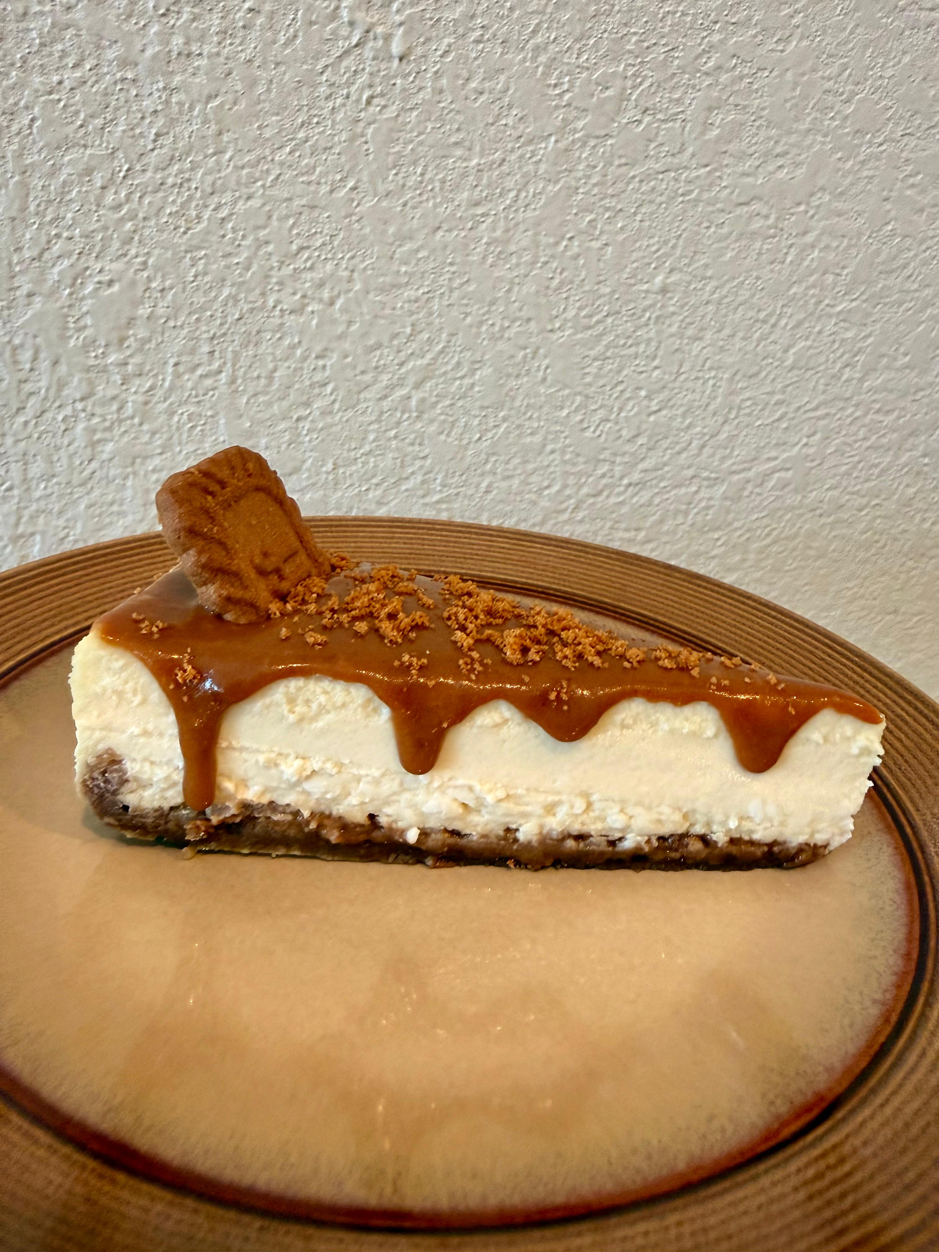 Lotus Biscoff Cheesecake Slice