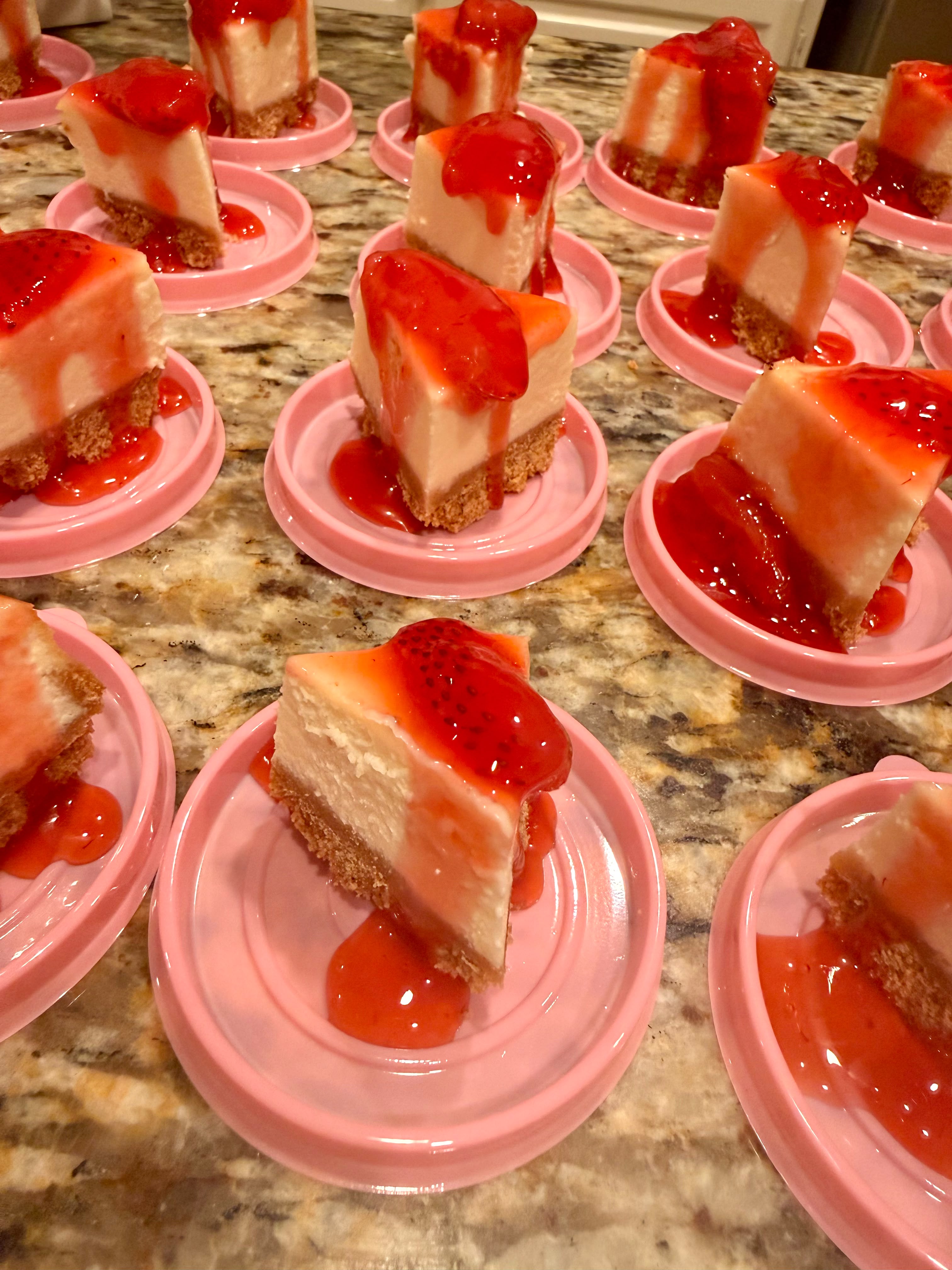 Bite-Size Cheesecake
