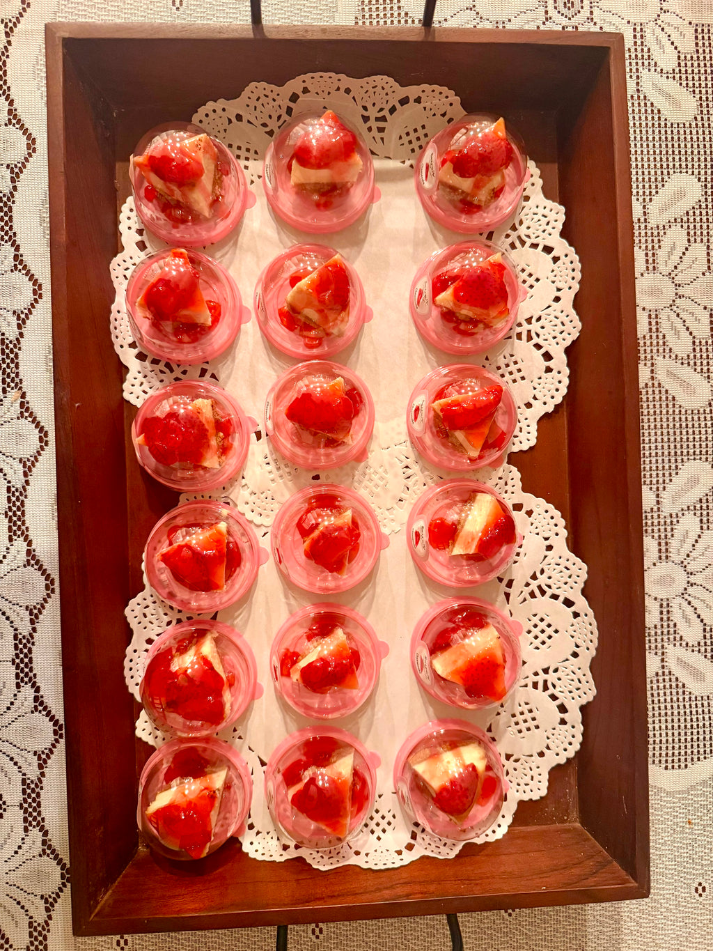 Bite-Size Cheesecake
