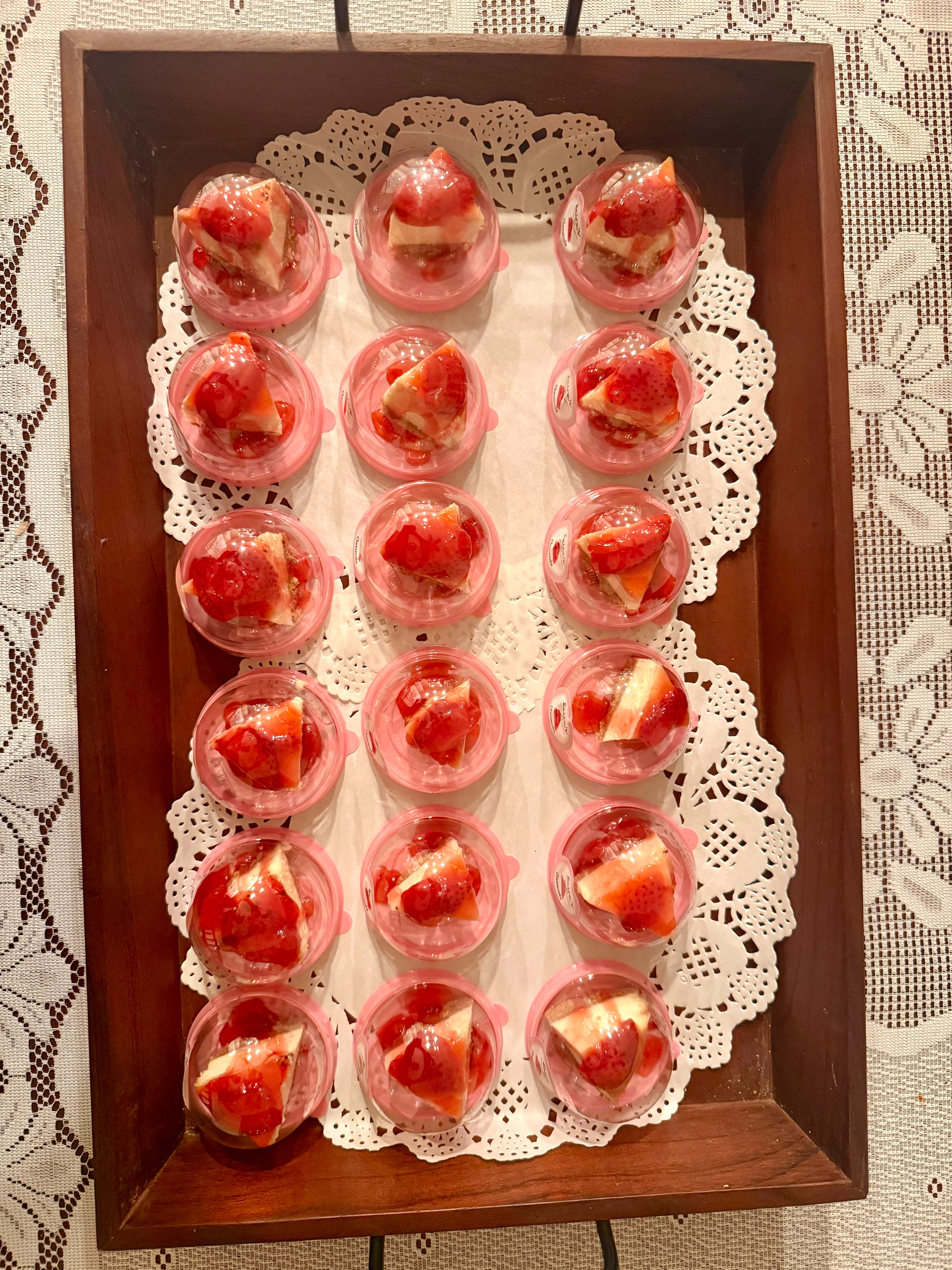 Bite-Size Cheesecake