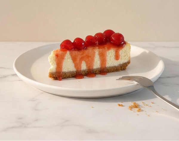 Cherry Cheesecake Slice