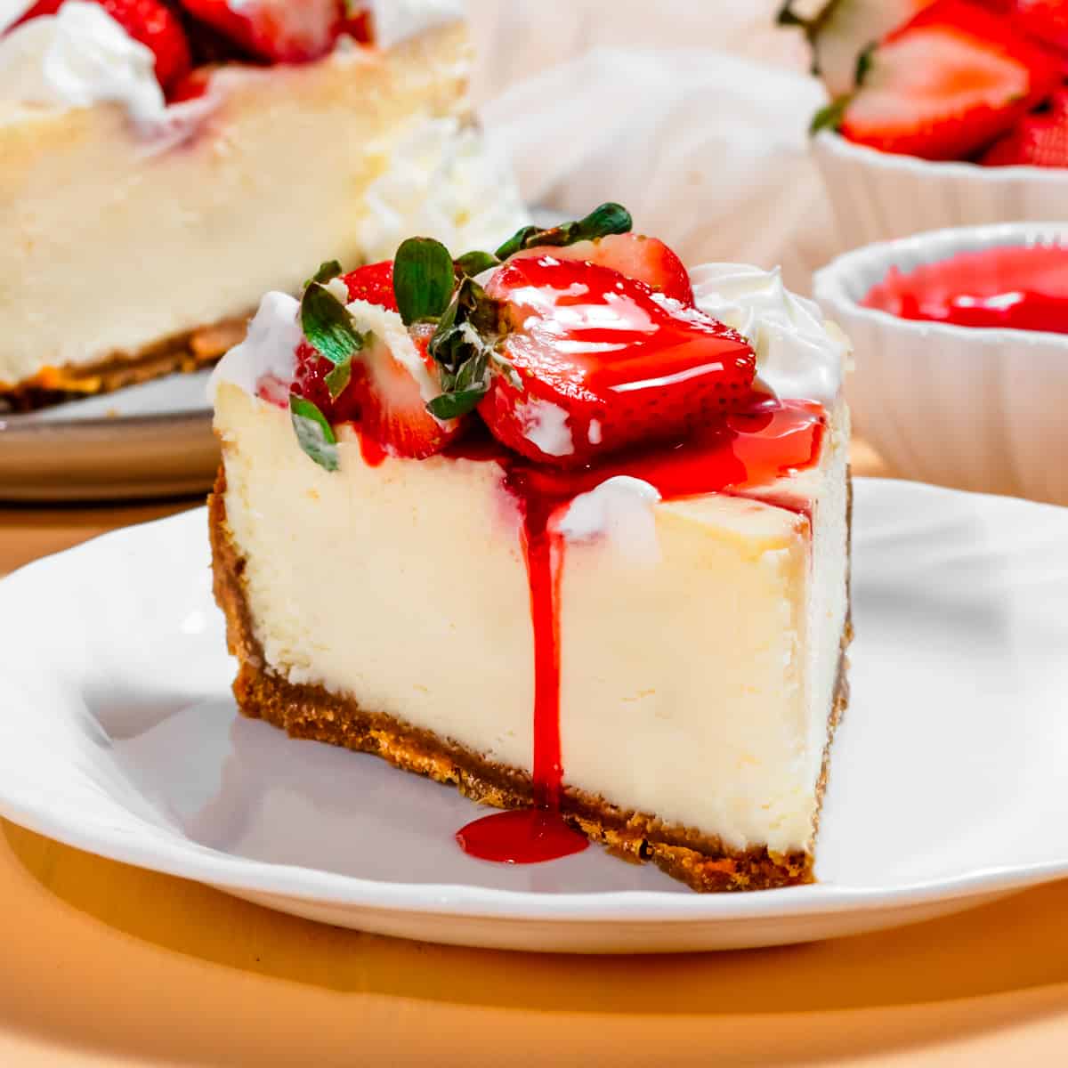 Strawberry Cheesecake Slice